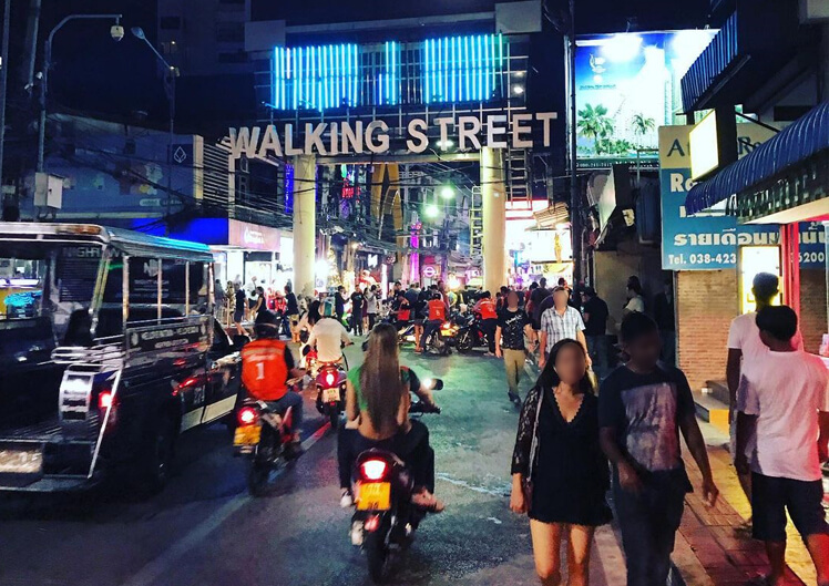 The entrance to Walking Street in Pattaya